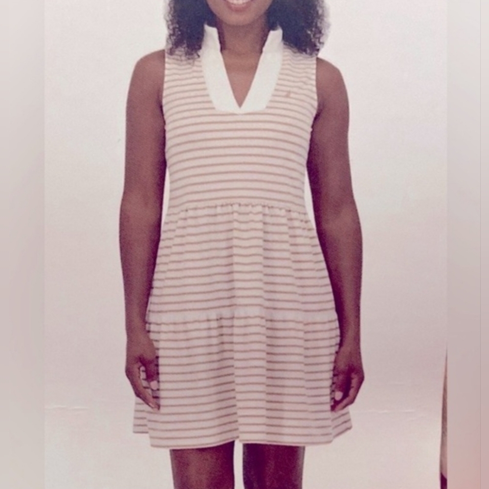 Nautica Striped Sleeveless Mini Dress